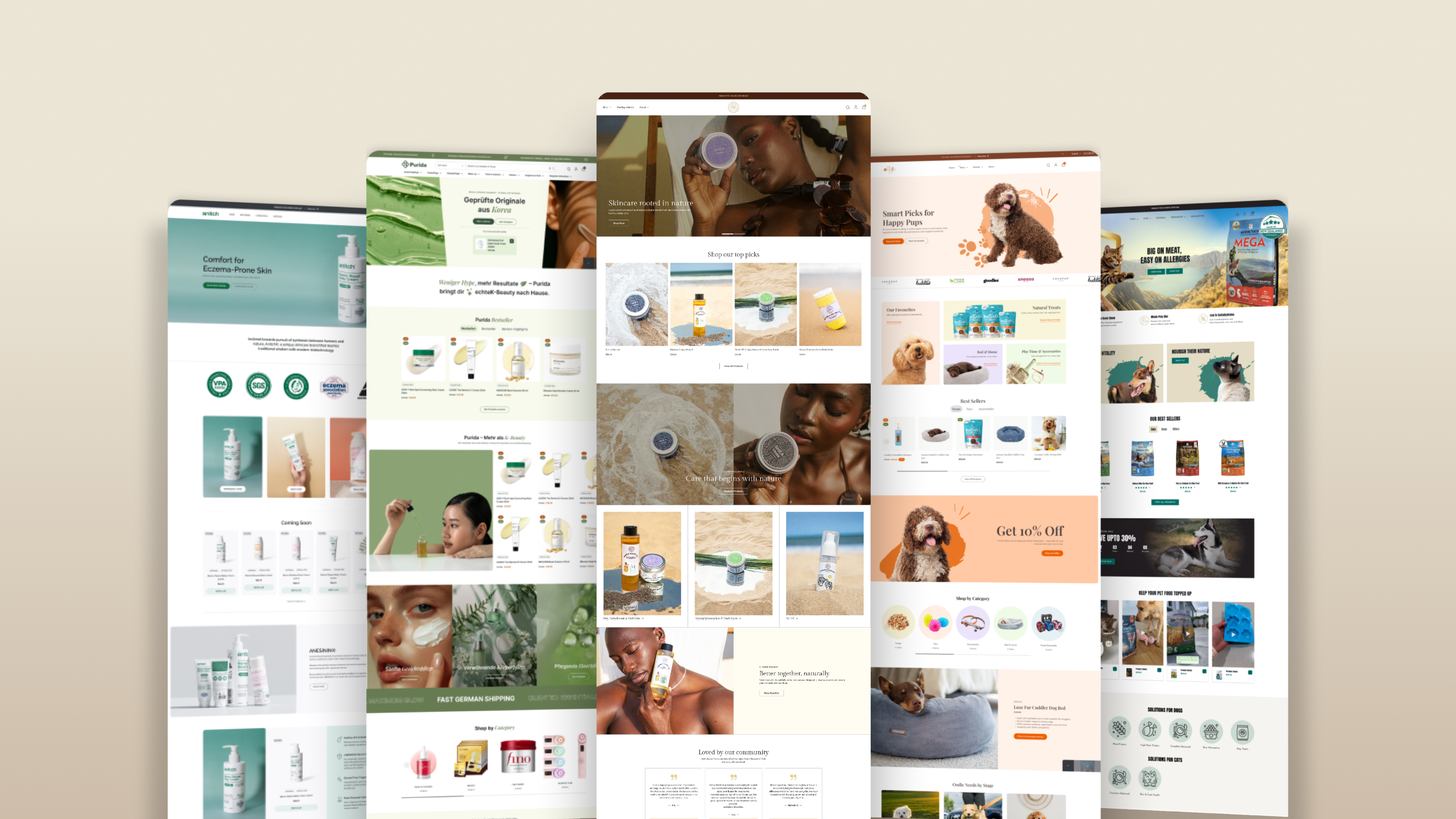 Shopify Stores: E-commerce Design Across Shopify Brands