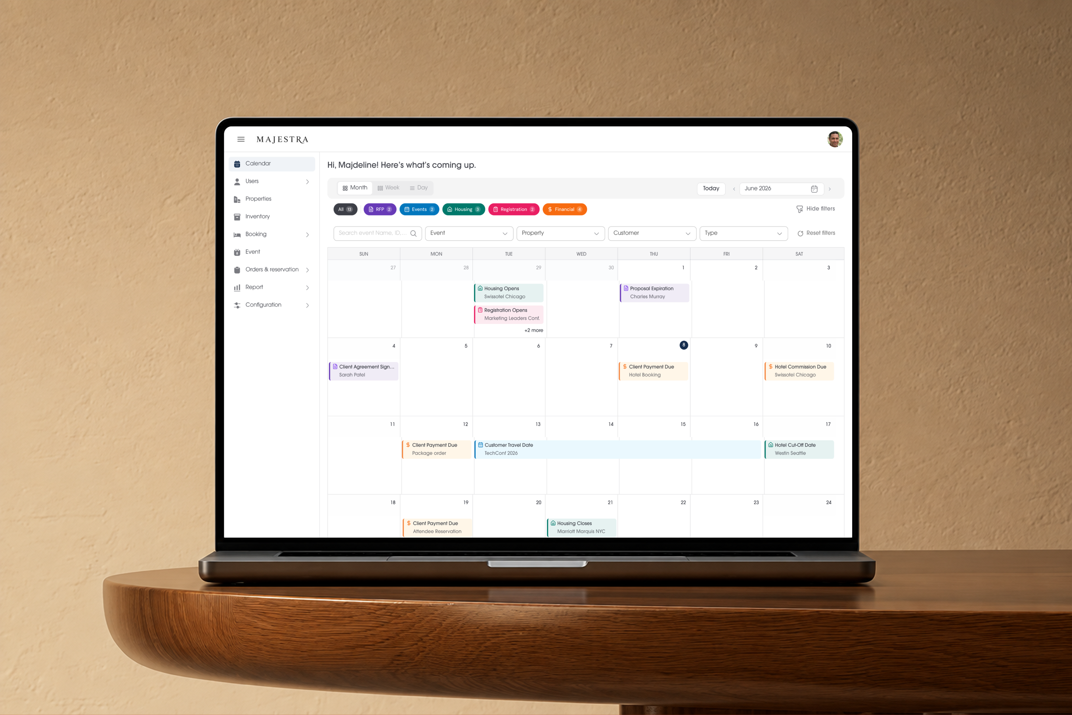 Majestra: An Event Booking & Housing Platform