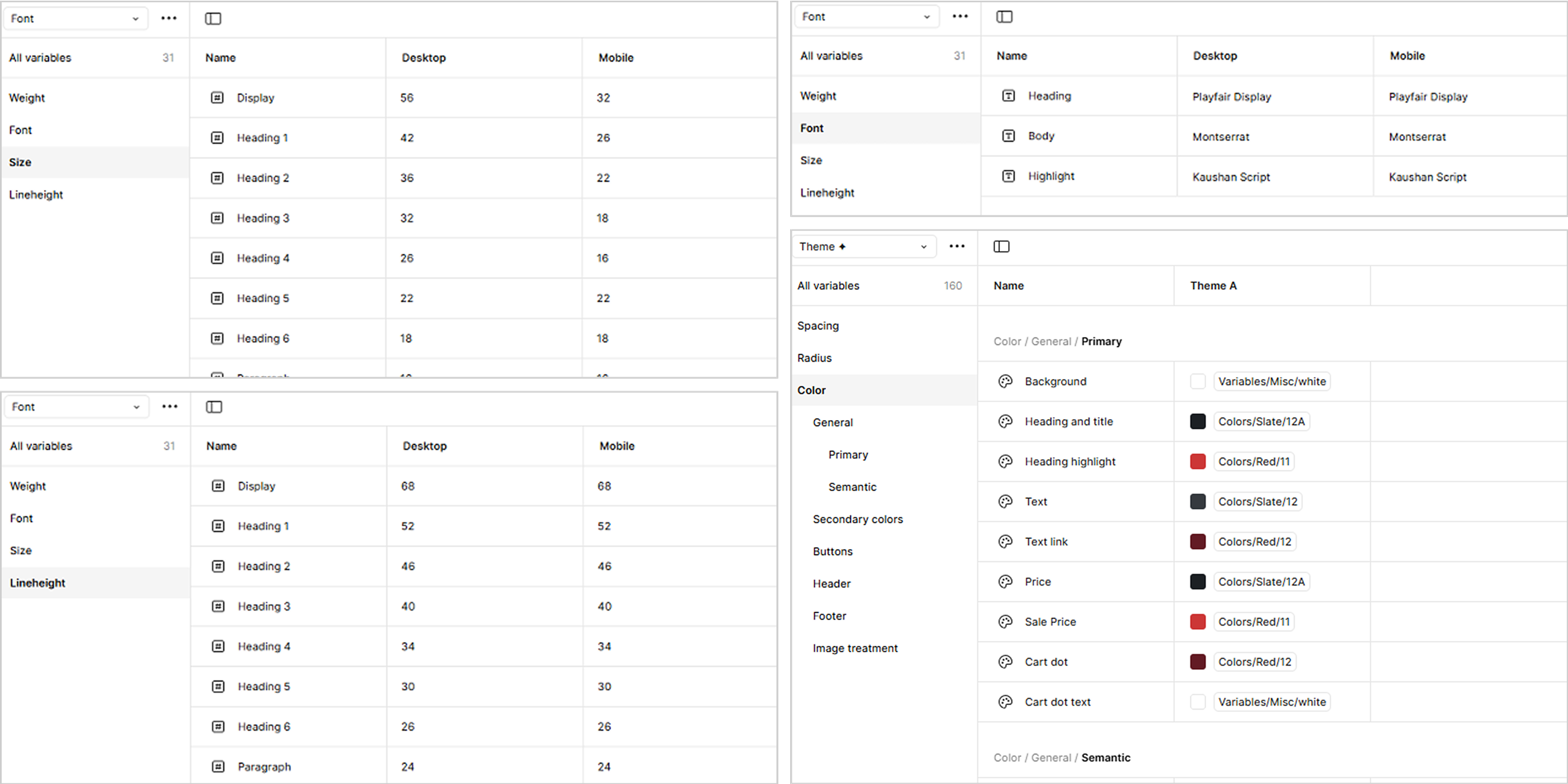 VariableBrand changes at system level